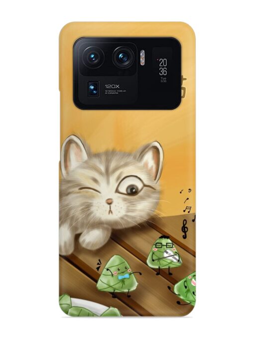 Cat Scorpion Dancing Snap Case for Xiaomi Mi 11 Ultra Zapvi