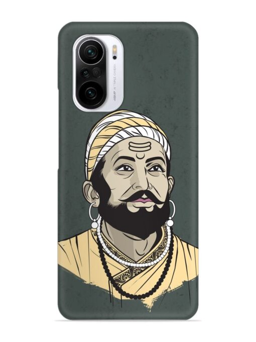 Shivaji Maharaj Vector Art Snap Case for Xiaomi Mi 11X (5G) Zapvi