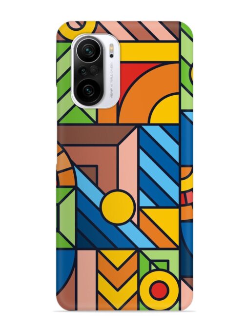 Colorful Geometric Snap Case for Xiaomi Mi 11X (5G)