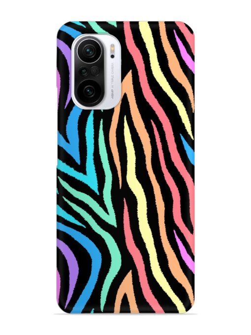 Colorful Abstract Zebra Snap Case for Xiaomi Mi 11X (5G) Zapvi