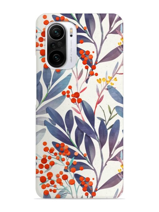 Seamless Floral Pattern Snap Case for Xiaomi Mi 11X (5G) Zapvi