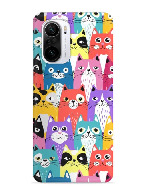 Funny Cartoon Cats Snap Case for Xiaomi Mi 11X (5G)