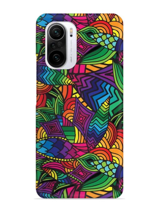 Abstract Multicolor Seamless Snap Case for Xiaomi Mi 11X (5G) Zapvi