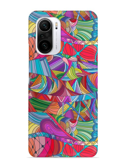 Seamless Patterns Hand Drawn Snap Case for Xiaomi Mi 11X (5G) Zapvi