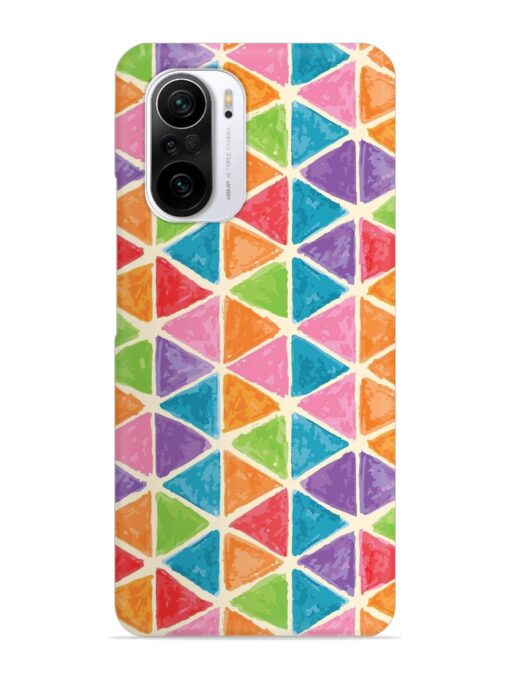 Seamless Colorful Isometric Snap Case for Xiaomi Mi 11X (5G) Zapvi