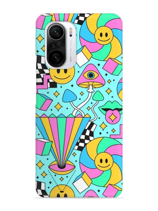 Trippy Rainbow 60S Snap Case for Xiaomi Mi 11X (5G) Zapvi