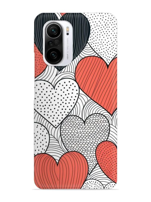 Girly Heart Seamless Snap Case for Xiaomi Mi 11X (5G) Zapvi