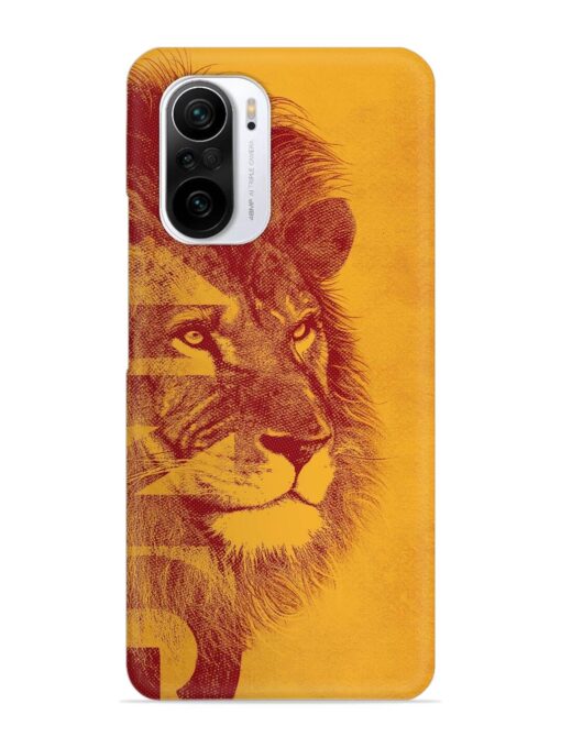 Gold Lion Crown Art Snap Case for Xiaomi Mi 11X (5G) Zapvi