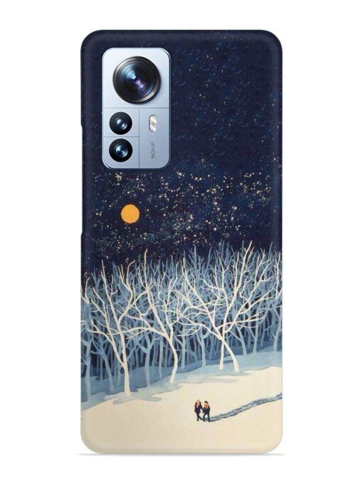 Full Moon Snowshoe Tour Snap Case for Xiaomi Mi 12 Pro (5G) Zapvi