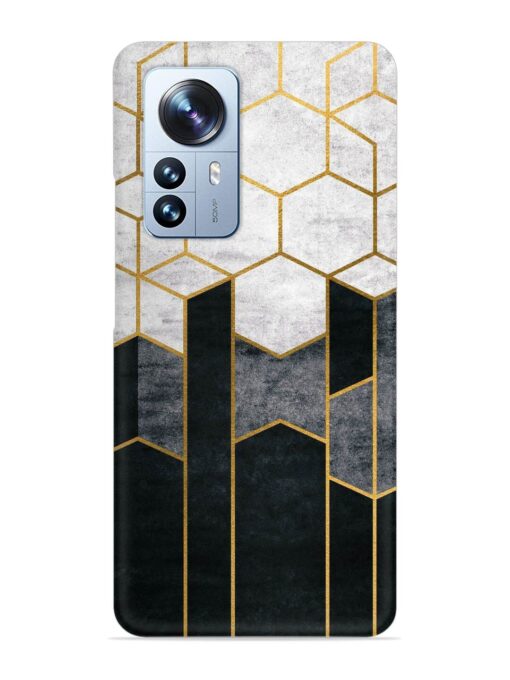 Cube Marble Art Snap Case for Xiaomi Mi 12 Pro (5G) Zapvi