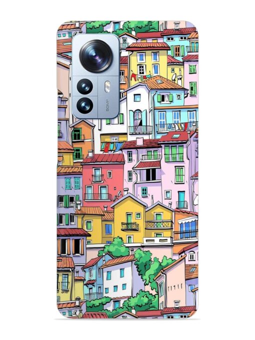 Europe Old Town Snap Case for Xiaomi Mi 12 Pro (5G)