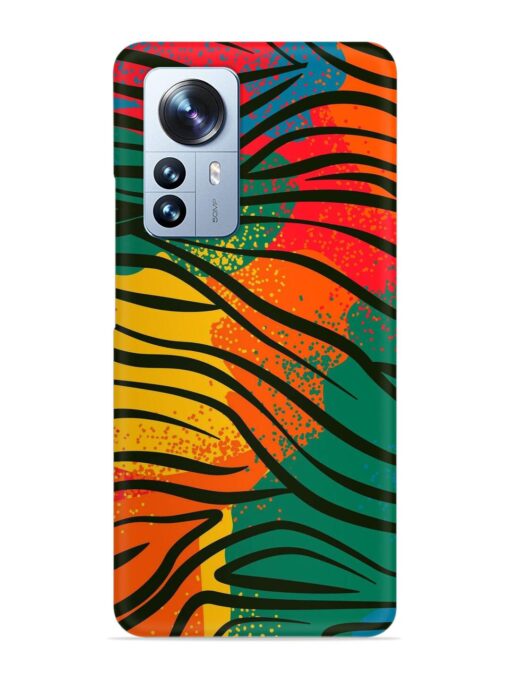 Bright Colorful Snap Case for Xiaomi Mi 12 Pro (5G) Zapvi