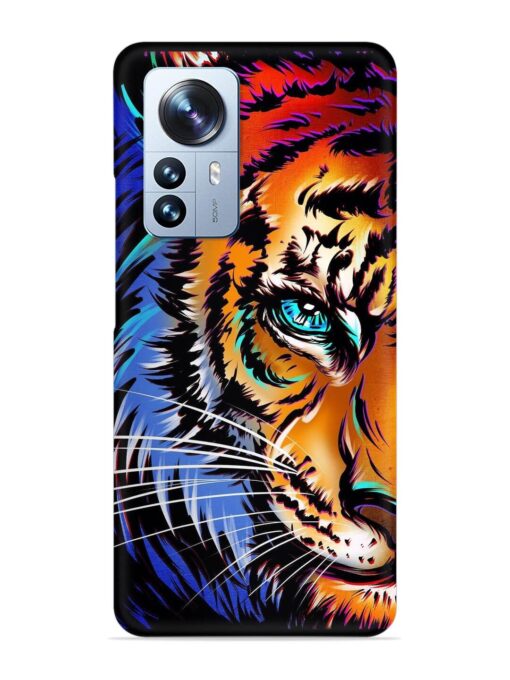 Colorful Lion Art Snap Case for Xiaomi Mi 12 Pro (5G) Zapvi