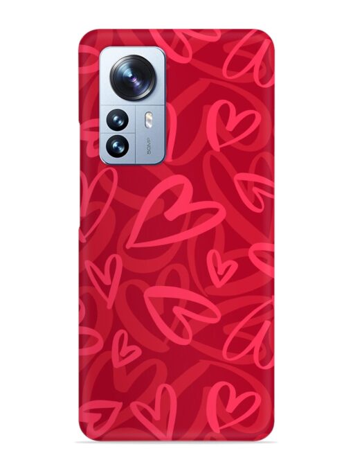 Seamless Romantic Pattern Snap Case for Xiaomi Mi 12 Pro (5G)