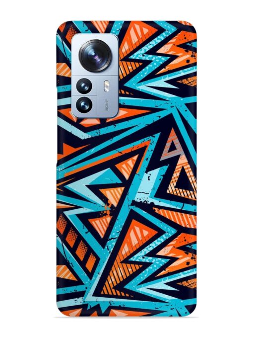 Abstract Seamless Grunge Snap Case for Xiaomi Mi 12 Pro (5G) Zapvi