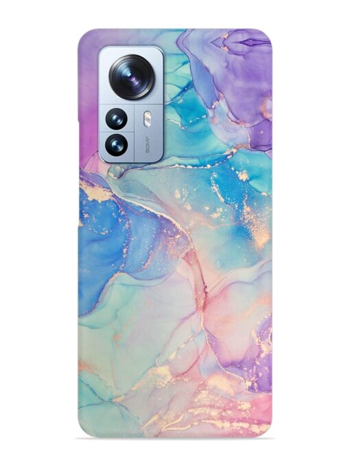 Alcohol Ink Colors Snap Case for Xiaomi Mi 12 Pro (5G) Zapvi