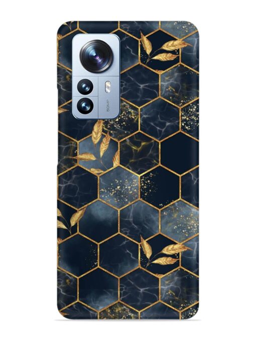 Marble Hexagon Seamless Snap Case for Xiaomi Mi 12 Pro (5G) Zapvi