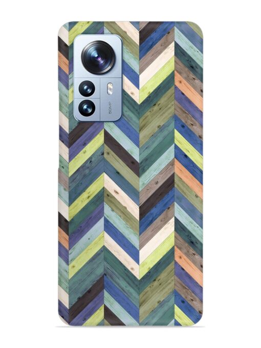 Chevron Random Color Snap Case for Xiaomi Mi 12 Pro (5G) Zapvi