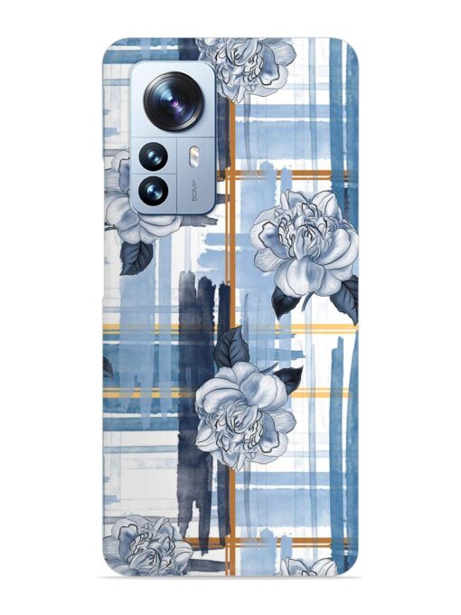 Watercolor Pattern Rose Snap Case for Xiaomi Mi 12 Pro (5G)