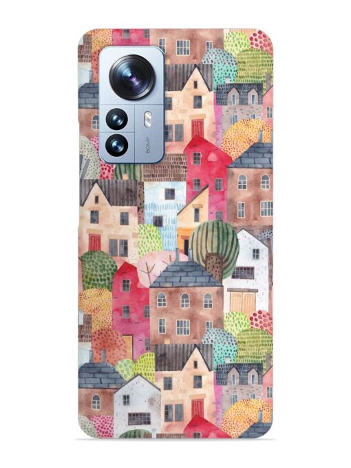 Abstract Seamless Pattern Snap Case for Xiaomi Mi 12 Pro (5G) Zapvi