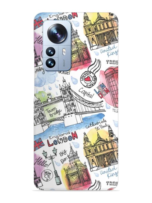 Vector London Landmark Snap Case for Xiaomi Mi 12 Pro (5G) Zapvi