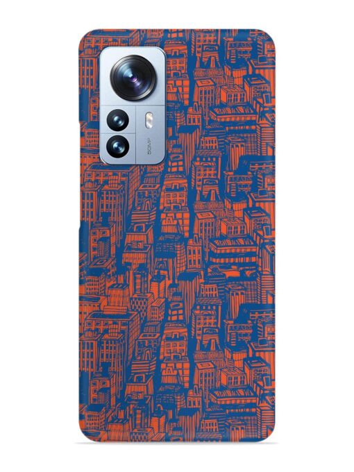 Hand Drawn Seamless Snap Case for Xiaomi Mi 12 Pro (5G) Zapvi