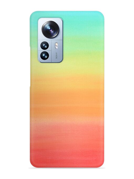 Background Sky Watercolor Snap Case for Xiaomi Mi 12 Pro (5G)