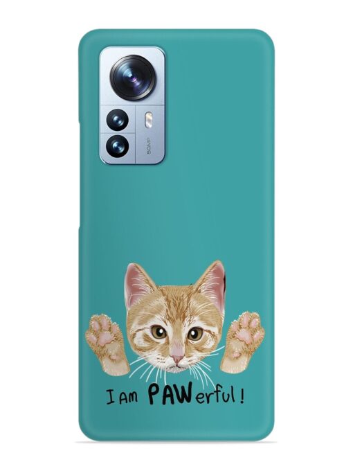 Typography Slogan Cat Snap Case for Xiaomi Mi 12 Pro (5G)