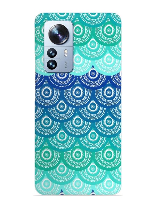 Ethnic Seamless Pattern Snap Case for Xiaomi Mi 12 Pro (5G) Zapvi