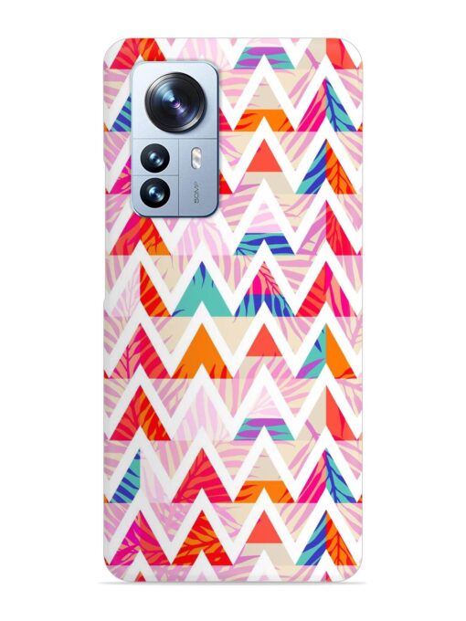 Abstract Triangle Background Snap Case for Xiaomi Mi 12 Pro (5G) Zapvi