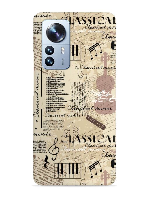 Classical Music Lpattern Snap Case for Xiaomi Mi 12 Pro (5G) Zapvi