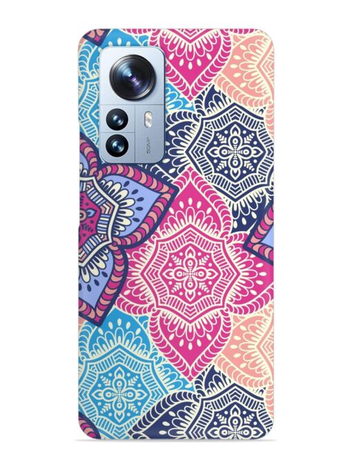 Ethnic Floral Seamless Snap Case for Xiaomi Mi 12 Pro (5G)