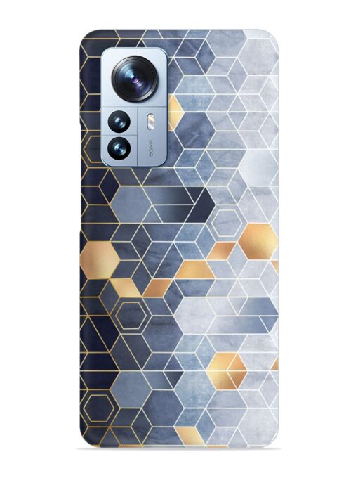 Geometric Abstraction Hexagons Snap Case for Xiaomi Mi 12 Pro (5G)