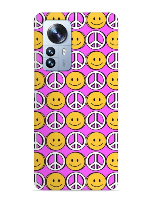 Smiley Face Peace Snap Case for Xiaomi Mi 12 Pro (5G)