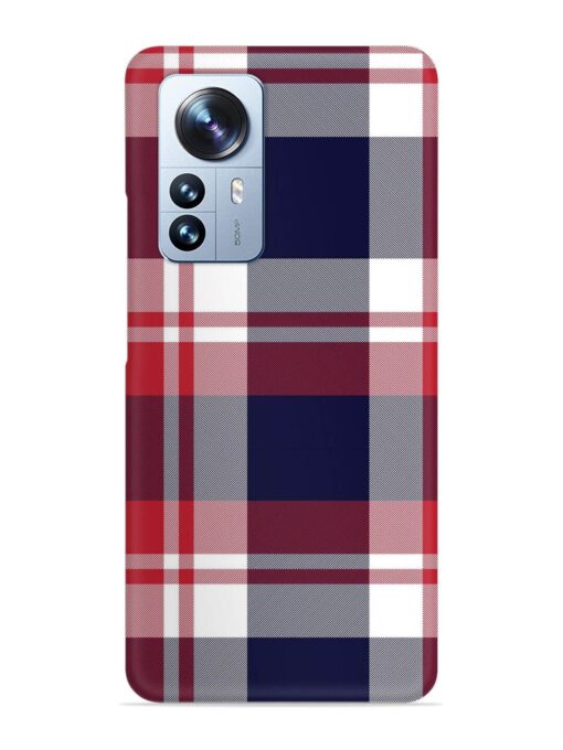 Classic Plaid Tartan Snap Case for Xiaomi Mi 12 Pro (5G) Zapvi