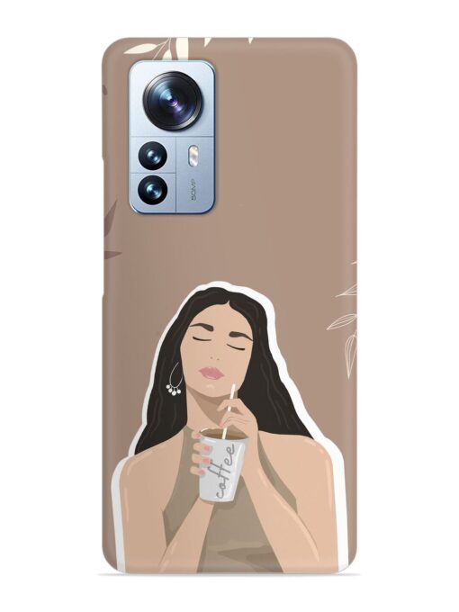 Girl With Coffee Snap Case for Xiaomi Mi 12 Pro (5G) Zapvi