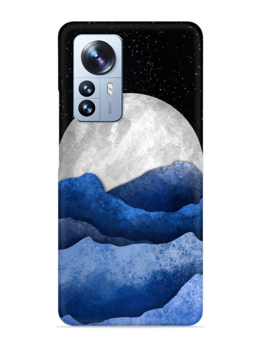 Full Moon Mountain Vector Snap Case for Xiaomi Mi 12 Pro (5G) Zapvi