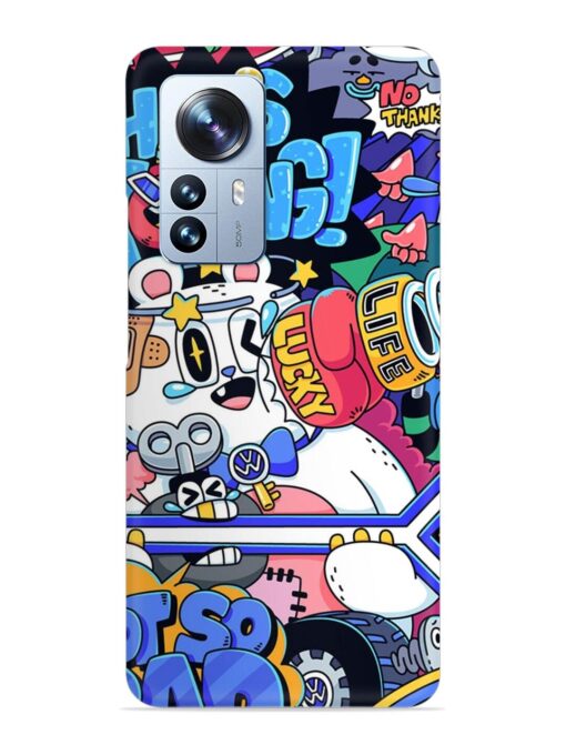 Universal Doodle Snap Case for Xiaomi Mi 12 Pro (5G)