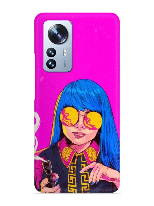 Aesthetic Anime Girl Snap Case for Xiaomi Mi 12 Pro (5G)