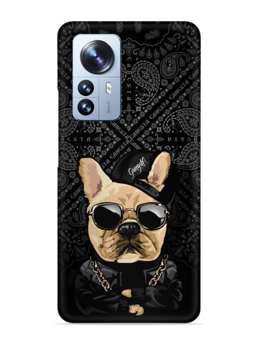 Gangsta Cool Sunglasses Dog Snap Case for Xiaomi Mi 12 Pro (5G)