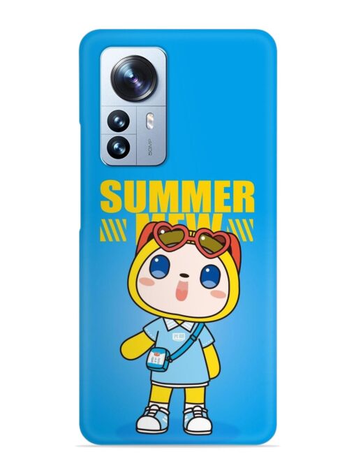 Summer Mew Cartoon Snap Case for Xiaomi Mi 12 Pro (5G) Zapvi