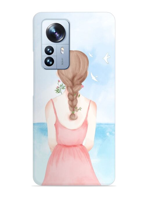 Watercolor Girl Vector Snap Case for Xiaomi Mi 12 Pro (5G)