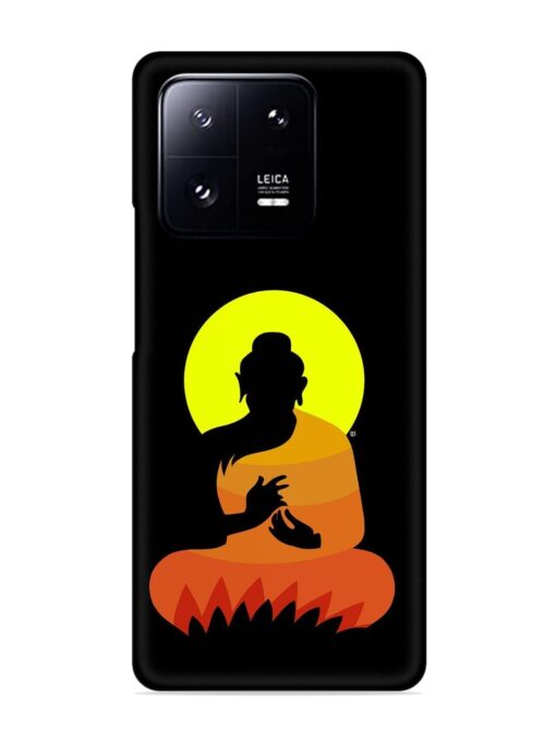 Buddha Art Black Snap Case for Xiaomi Mi 13 Pro (5G) Zapvi