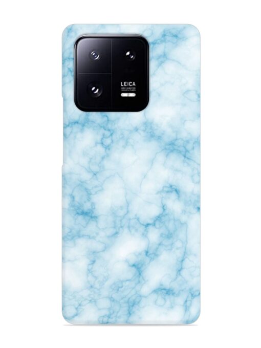 Blue White Natural Marble Snap Case for Xiaomi Mi 13 Pro (5G) Zapvi