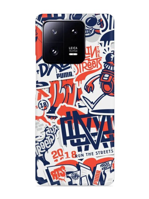 Run The Street Snap Case for Xiaomi Mi 13 Pro (5G) Zapvi