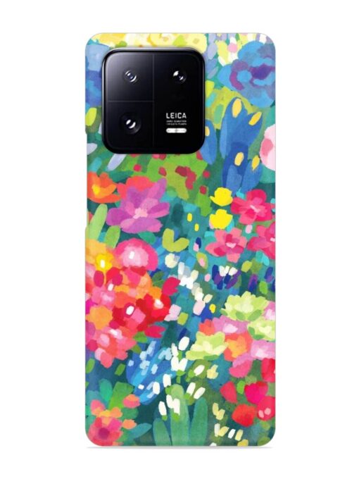 Watercolor Flower Art Snap Case for Xiaomi Mi 13 Pro (5G)