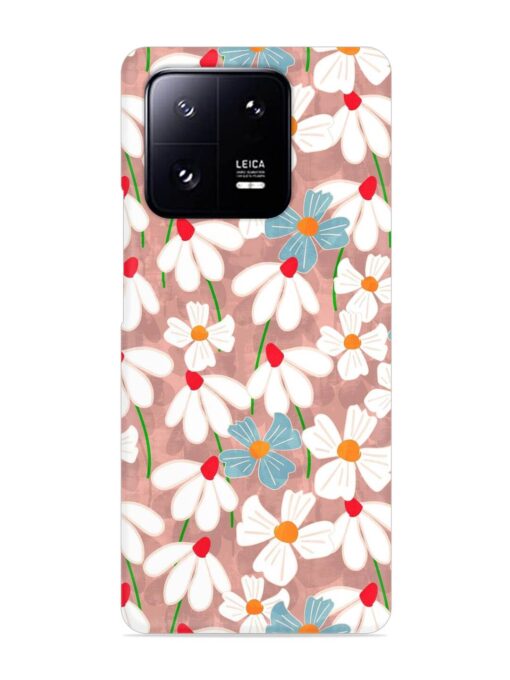 Abstract Petal Flowers Snap Case for Xiaomi Mi 13 Pro (5G) Zapvi