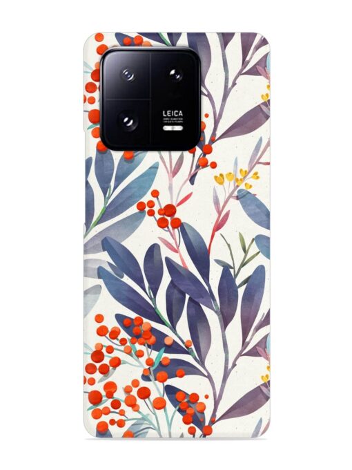 Seamless Floral Pattern Snap Case for Xiaomi Mi 13 Pro (5G) Zapvi