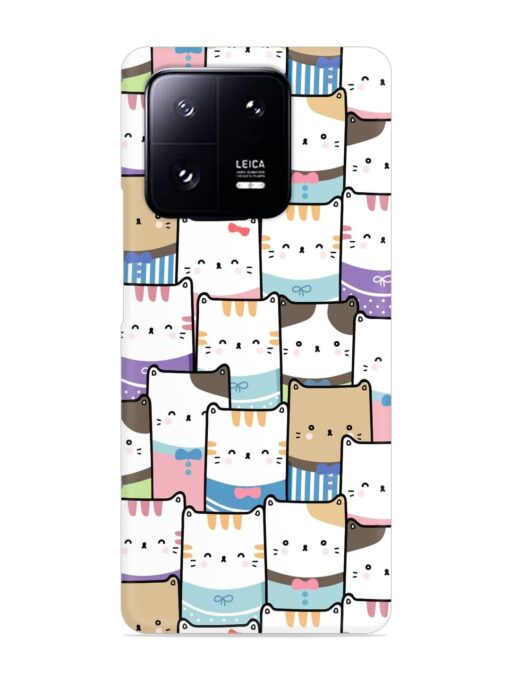 Cute Adorable Cat Snap Case for Xiaomi Mi 13 Pro (5G) Zapvi