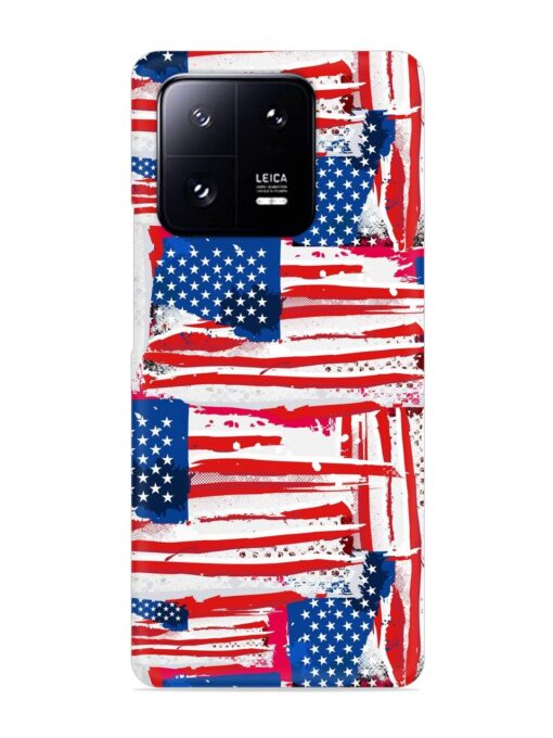 Usa Flag Seamless Snap Case for Xiaomi Mi 13 Pro (5G)